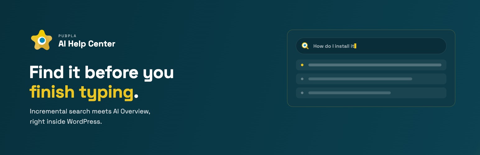 WordPressサイトの投稿を元に生成AIが回答してくれるPubPla AI Help