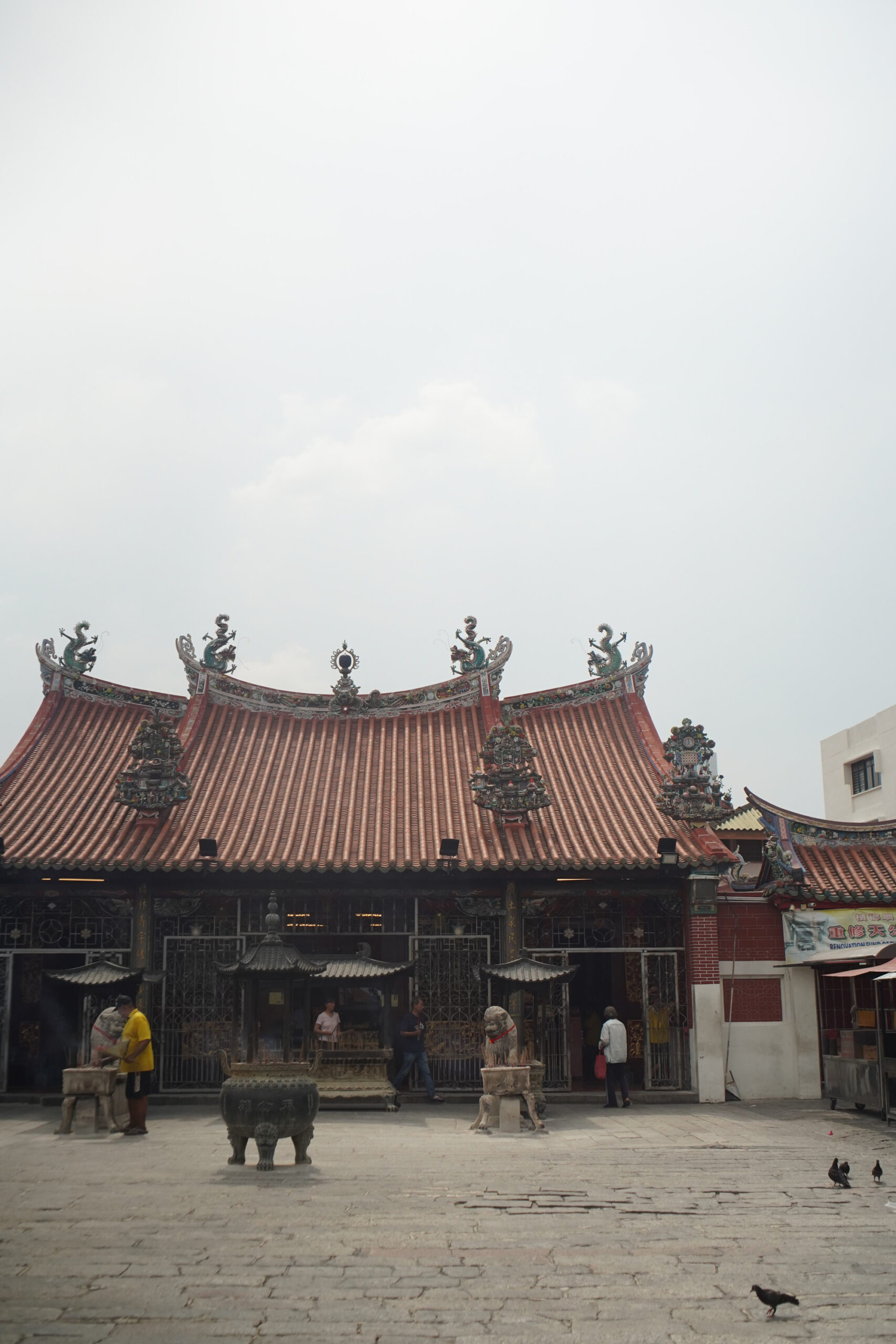 ハーモニーストリート沿いの中国寺院