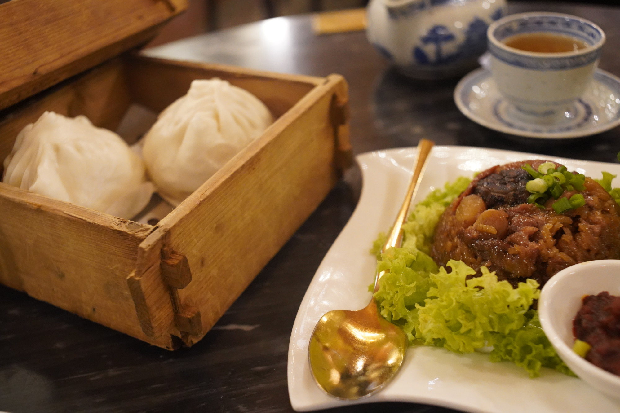 Bao Teck Tea Houseの点心と中国茶