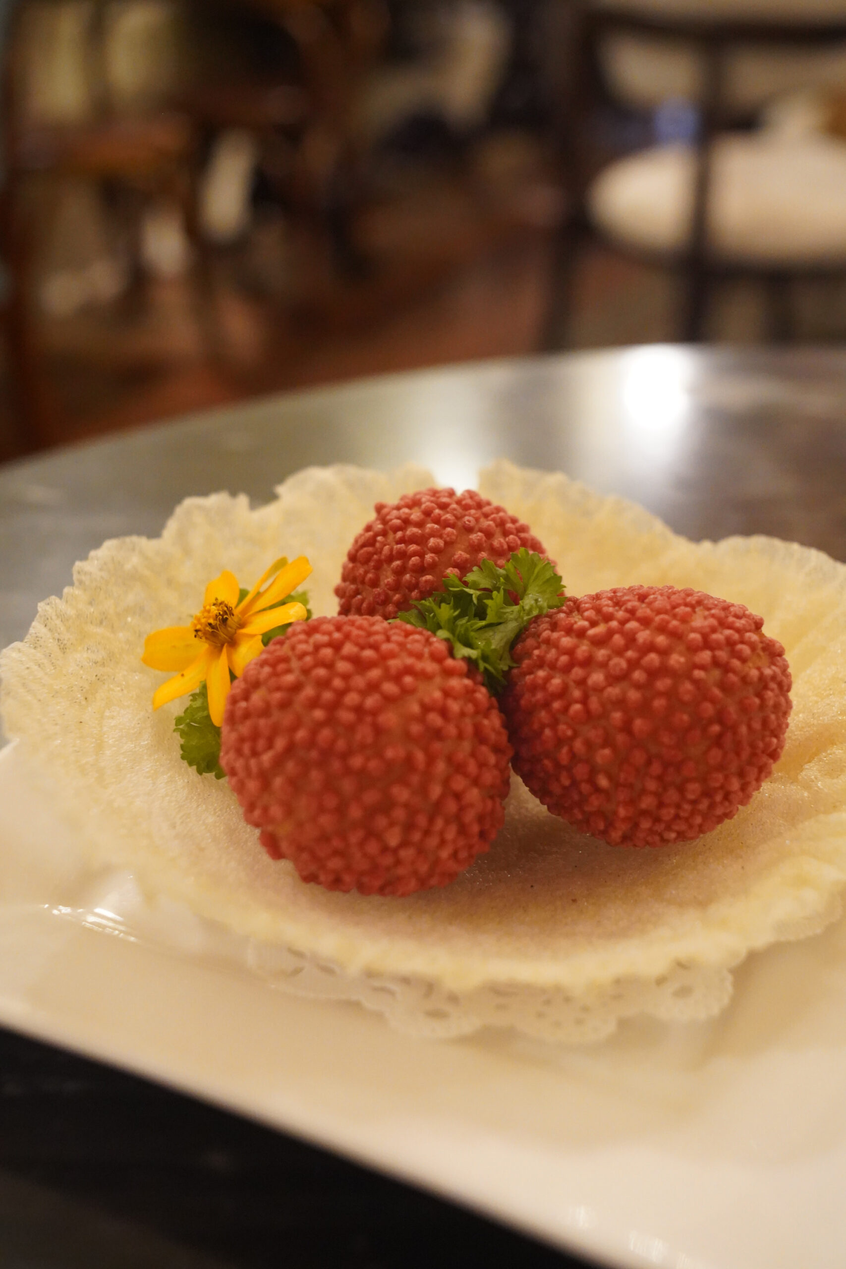 Bao Teck Tea Houseのライチのデザート